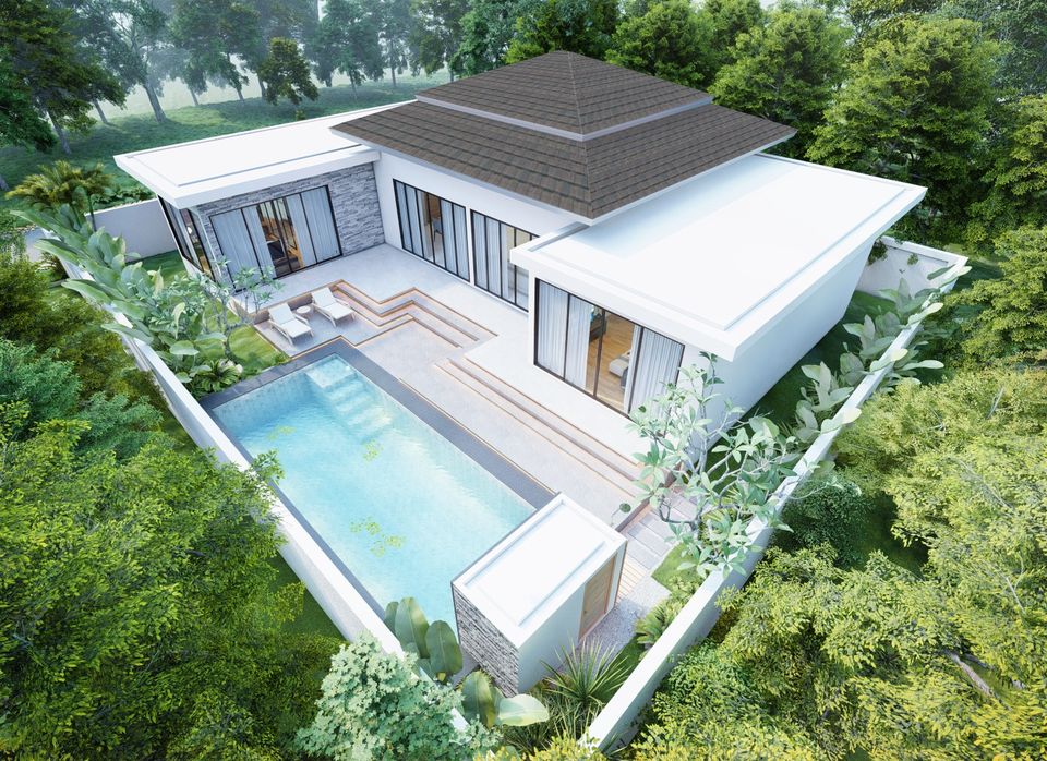 🏡์์New pool villa for sale in Sai yuan - Rawai
