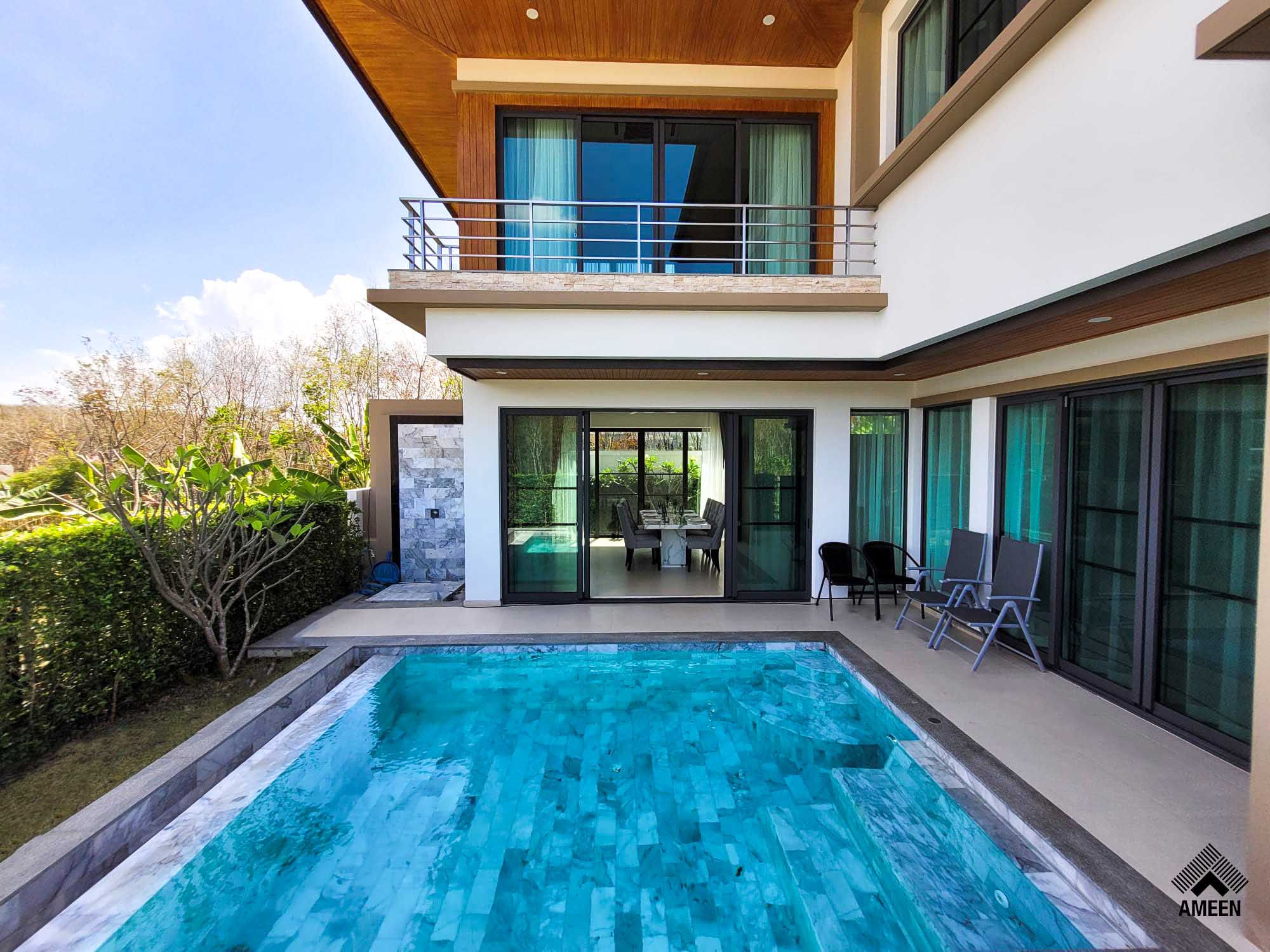 Brand New 3 Bedrooms Private Pool Villa for Sales in Pasak
