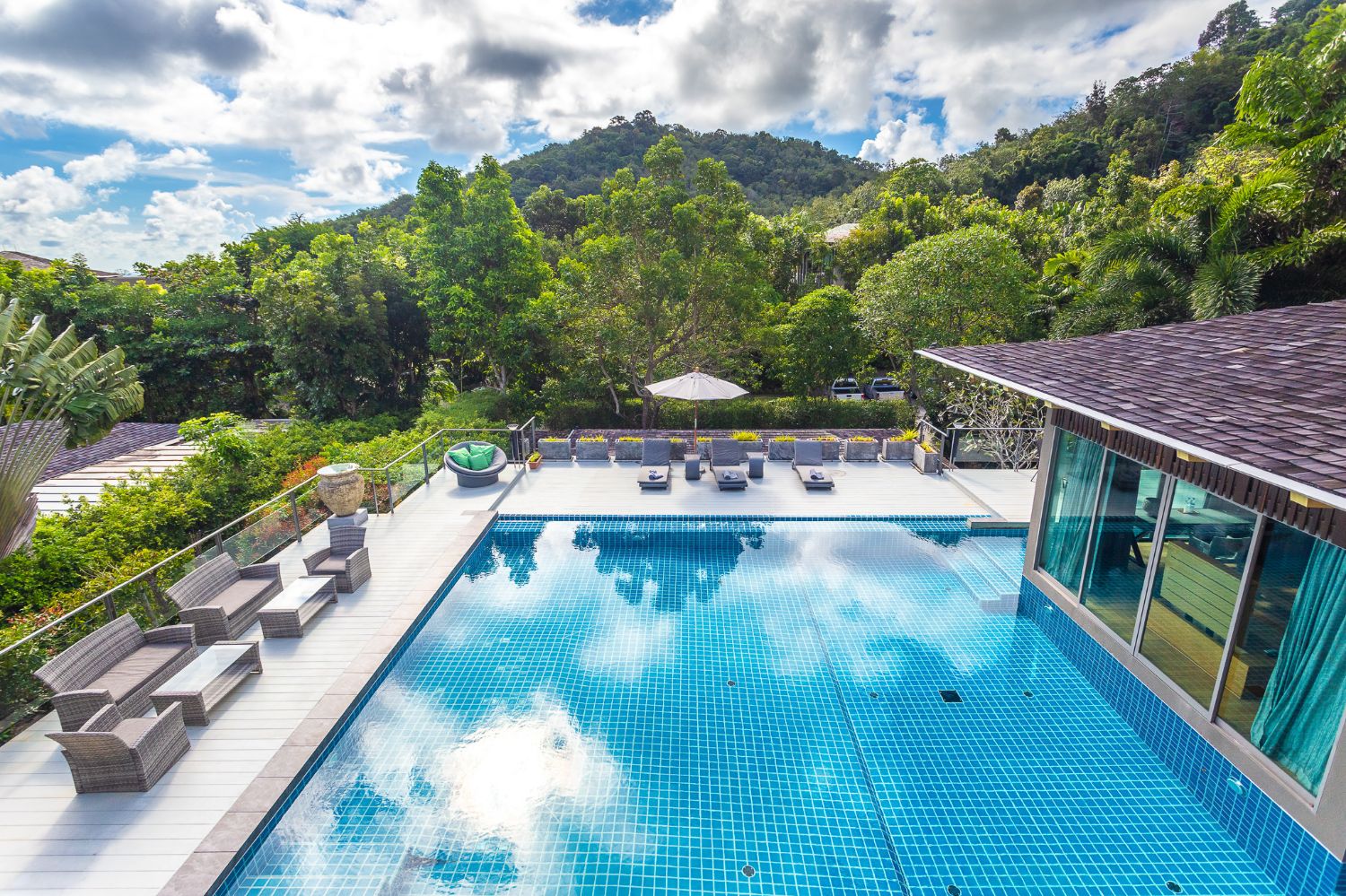 Stunning Luxury Mountain View Private Pool Villa for Rent in Layan