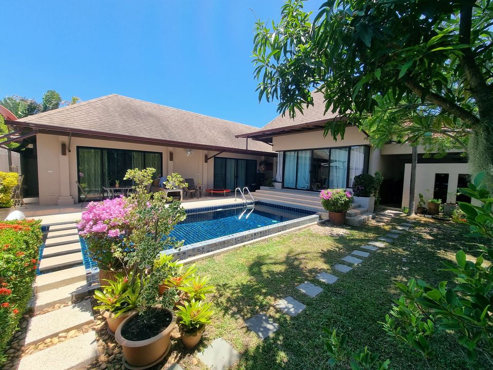Thai Balinese Pool Villa For Sale in Rawai